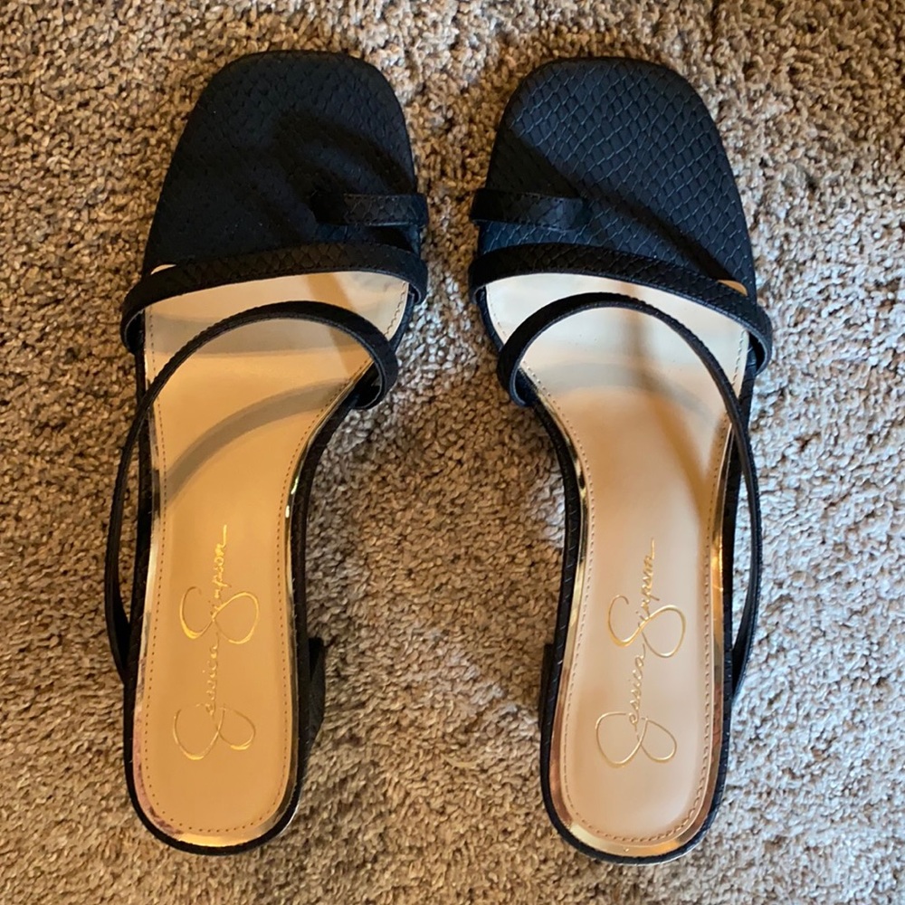 Jessica Simpson black  dress sandals